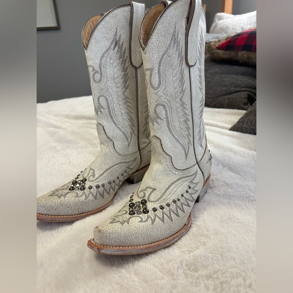 Idyllwind Miranda Lambert White Western Boots size 8 - Picture 14 of 14